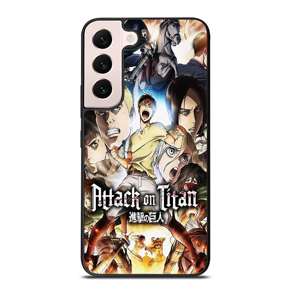ATTACK ON TITAN CHARACTER ANIME SERIES Samsung Galaxy S22 Plus Case Cover