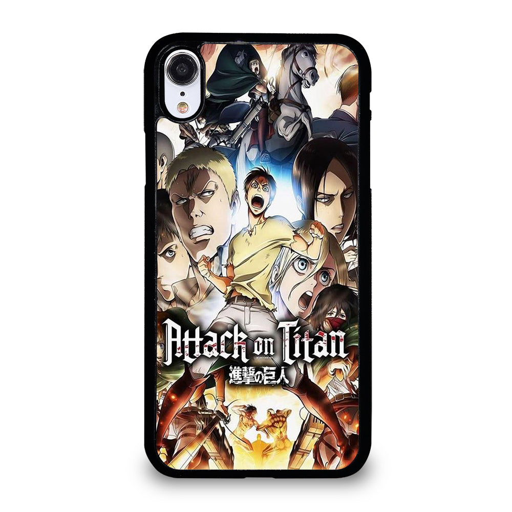 ATTACK ON TITAN CHARACTER ANIME SERIES iPhone XR Case Cover