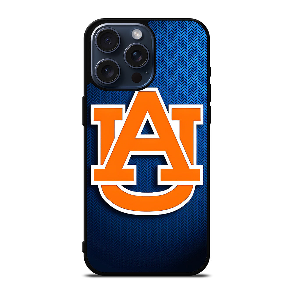 AUBURN TIGERS EMBLEM iPhone 15 Pro Max Case Cover