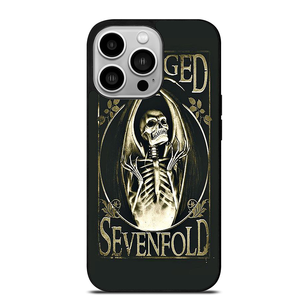 AVENGED SEVENFOLD BAND SKULL LOGO iPhone 14 Pro Case Cover