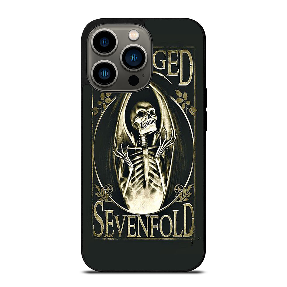 AVENGED SEVENFOLD BAND SKULL LOGO iPhone 13 Pro Case Cover