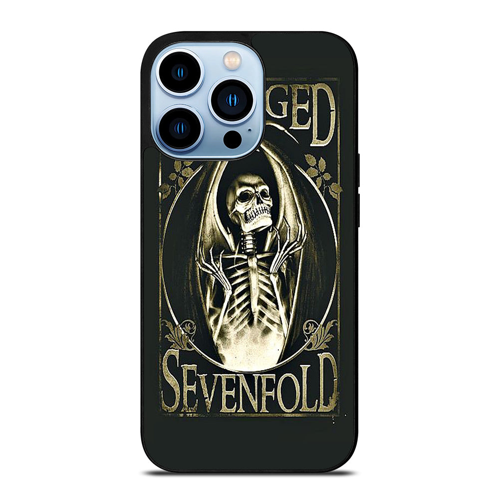 AVENGED SEVENFOLD BAND SKULL LOGO iPhone 13 Pro Max Case Cover