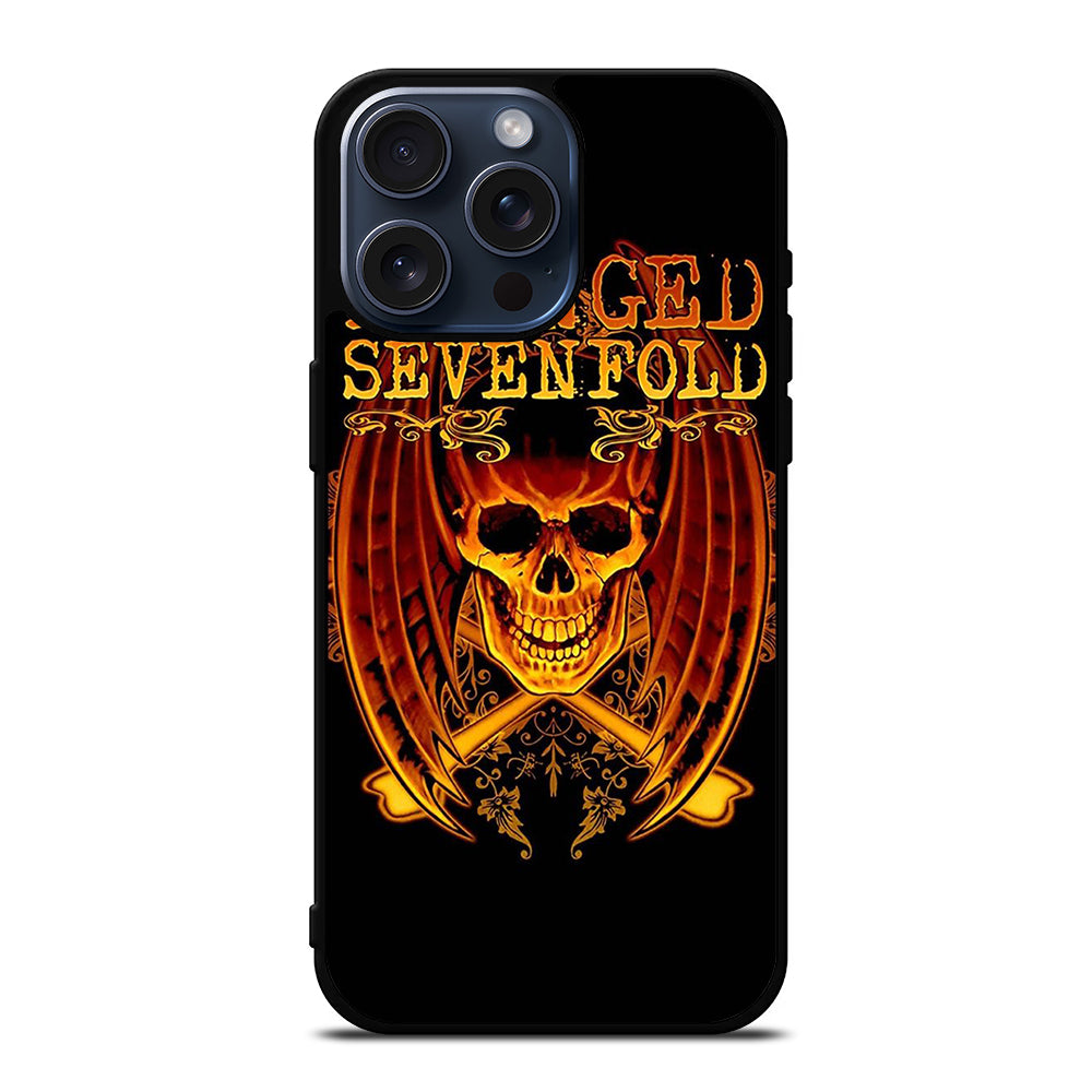 AVENGED SEVENFOLD ROCK BAND LOGO iPhone 15 Pro Max Case Cover