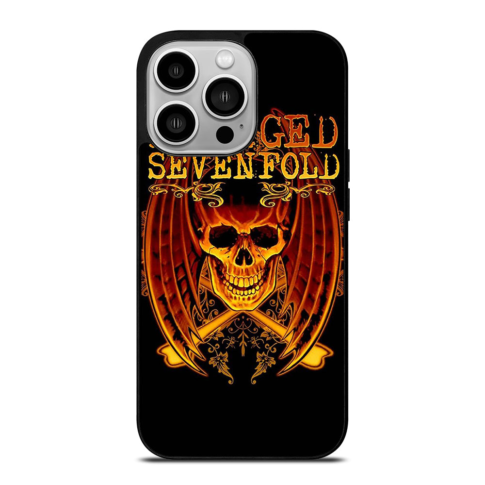 AVENGED SEVENFOLD ROCK BAND LOGO iPhone 14 Pro Case Cover