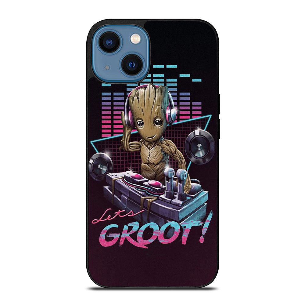 BABY GROOT DJ iPhone 14 Case Cover