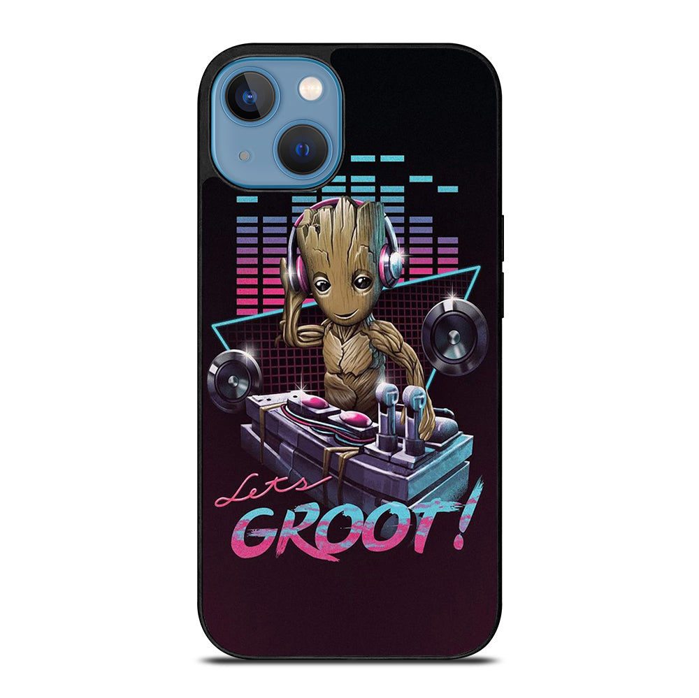 BABY GROOT DJ iPhone 13 Case Cover