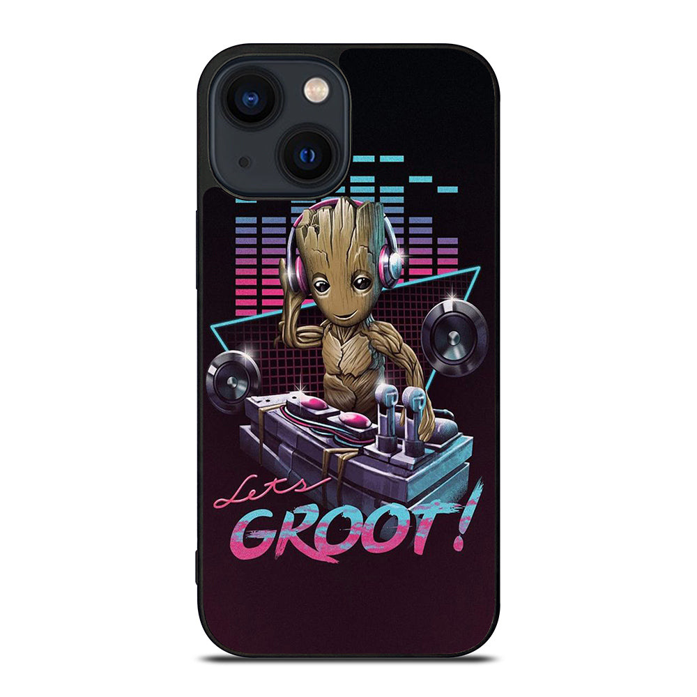 BABY GROOT DJ iPhone 14 Plus Case Cover