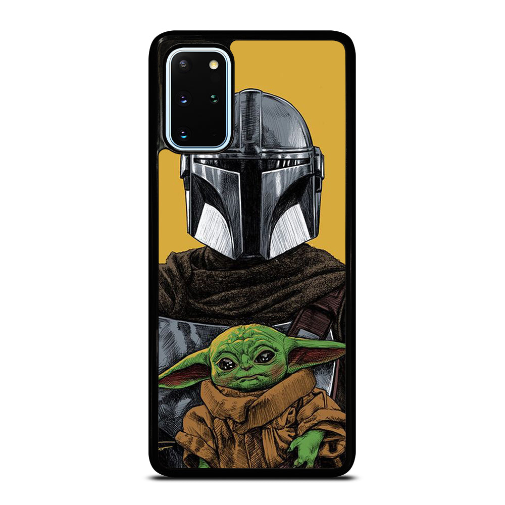 BABY YODA AND THE MANDALORIAN MOSAIC Samsung Galaxy S20 Plus Case Cover