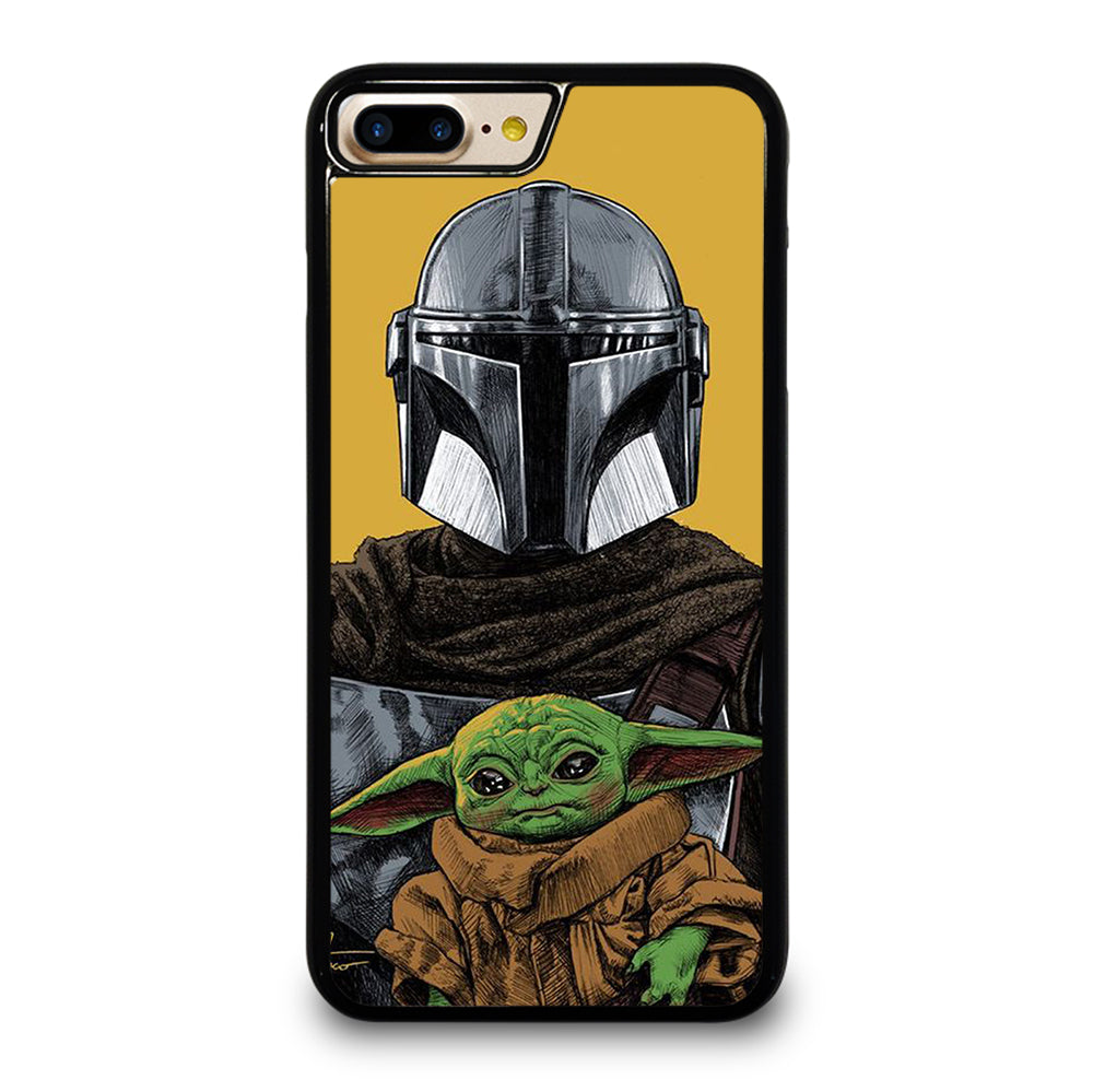 BABY YODA AND THE MANDALORIAN MOSAIC iPhone 7 / 8 Plus Case Cover