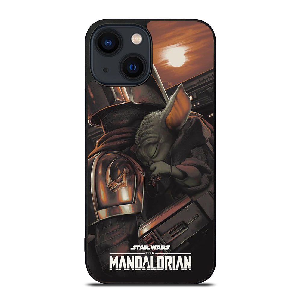 BABY YODA AND THE MANDALORIAN iPhone 14 Plus Case Cover