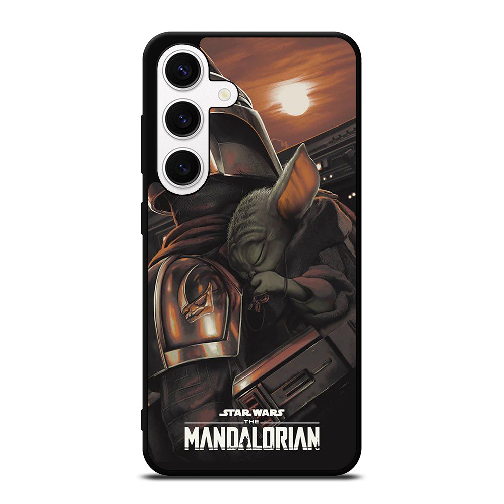 BABY YODA AND THE MANDALORIAN Samsung Galaxy S24 Case Cover
