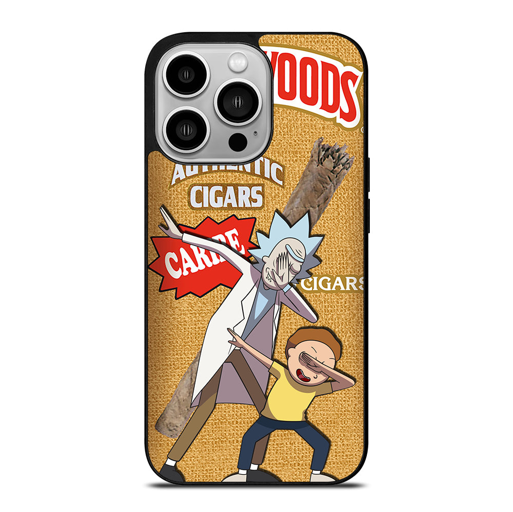 BACKWOODS RICK AND MORTY 3 iPhone 14 Pro Case Cover