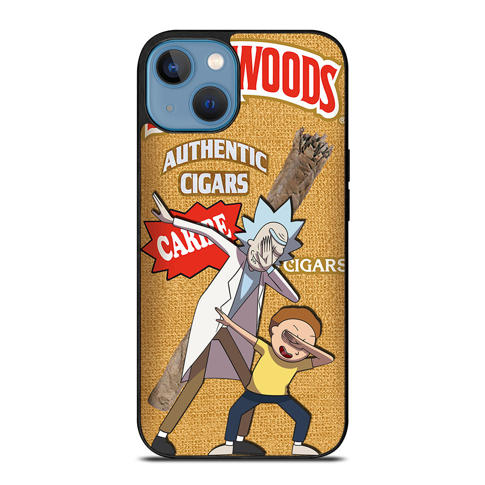 BACKWOODS RICK AND MORTY 3 iPhone 13 Case Cover