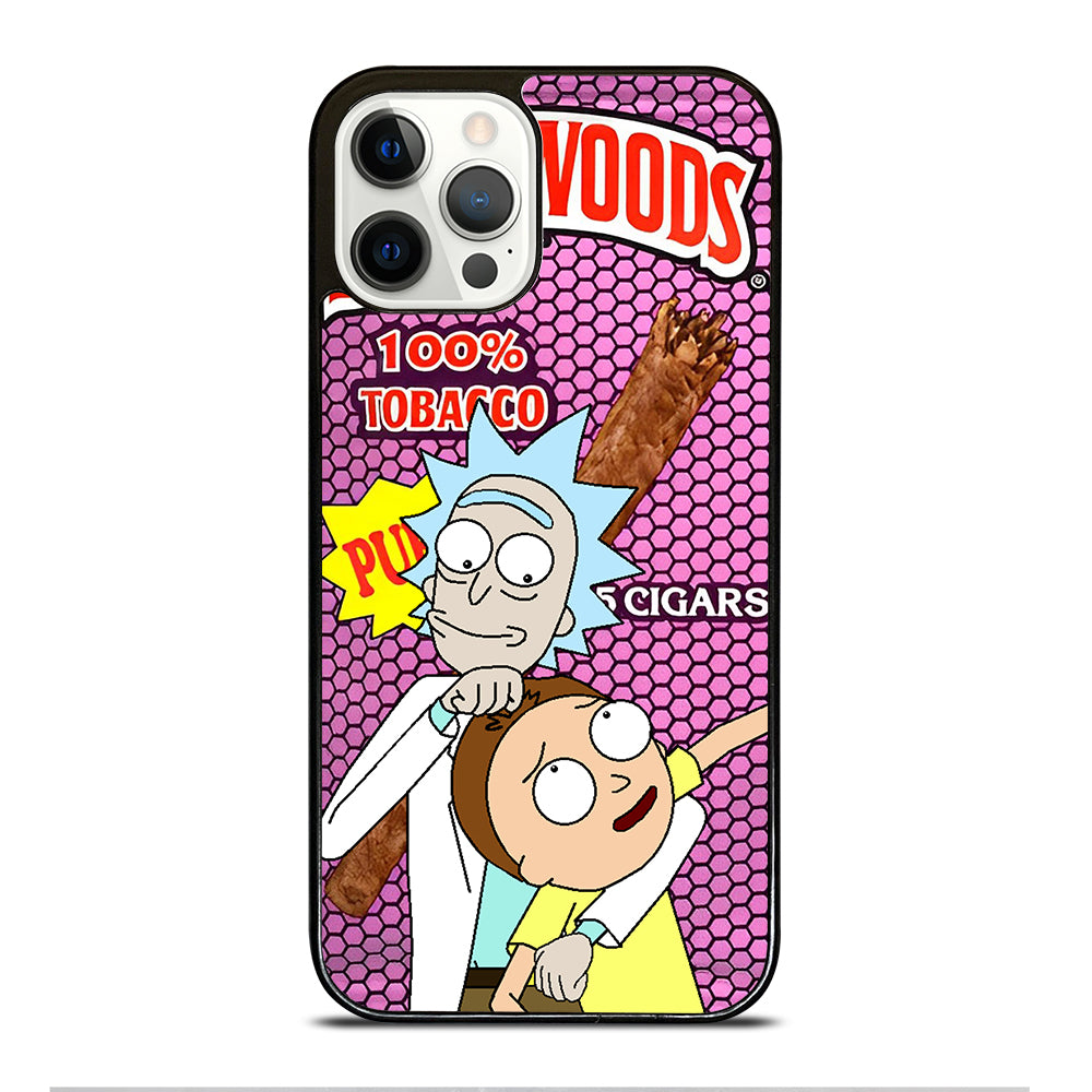 BACKWOODS RICK AND MORTY CARTOON SERIES iPhone 12 Pro Case Cover