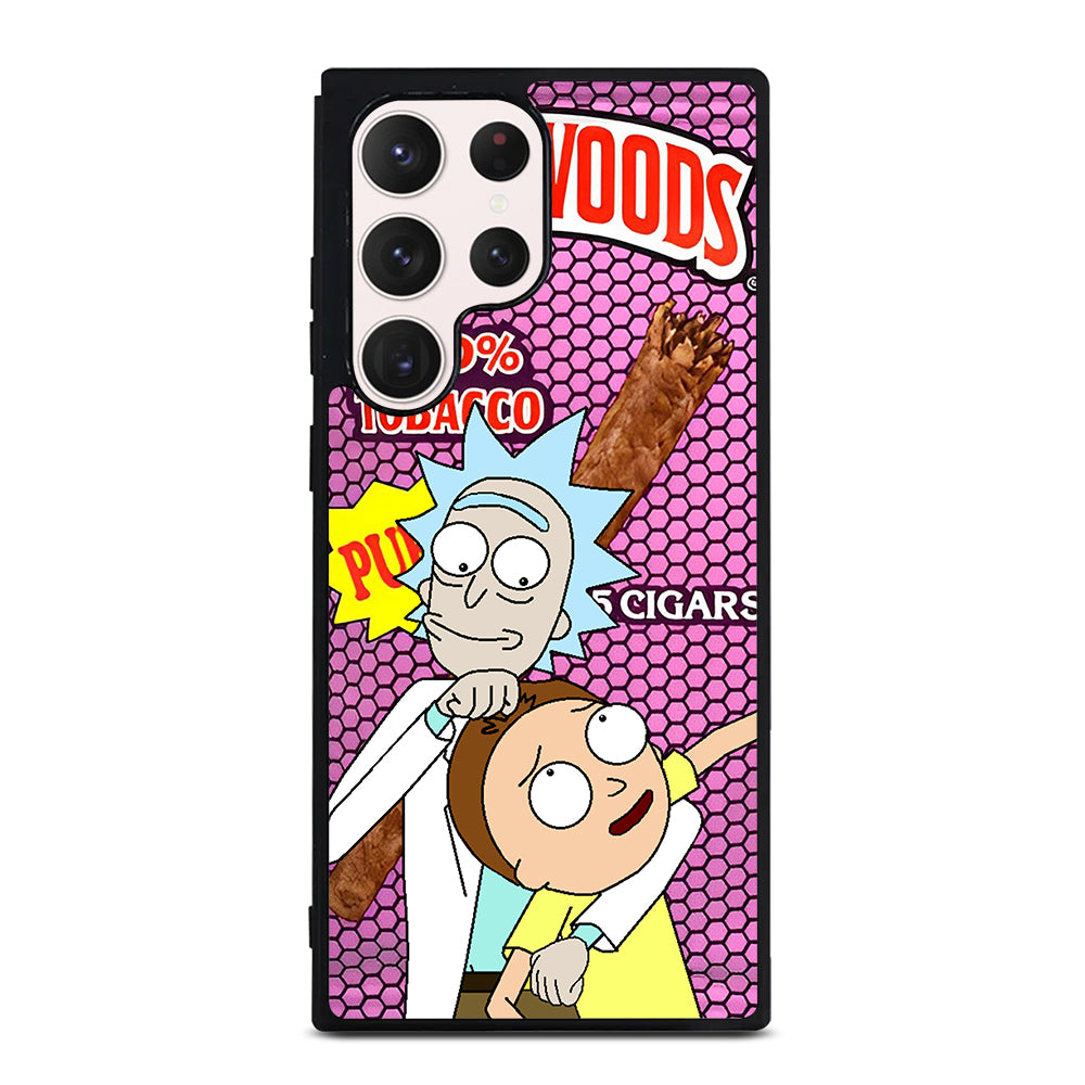 BACKWOODS RICK AND MORTY CARTOON SERIES Samsung Galaxy S23 Ultra Case Cover