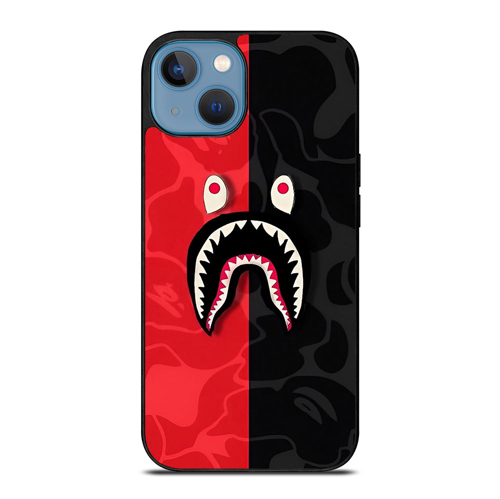 BAPE SHARK CAMO ART iPhone 13 Case Cover