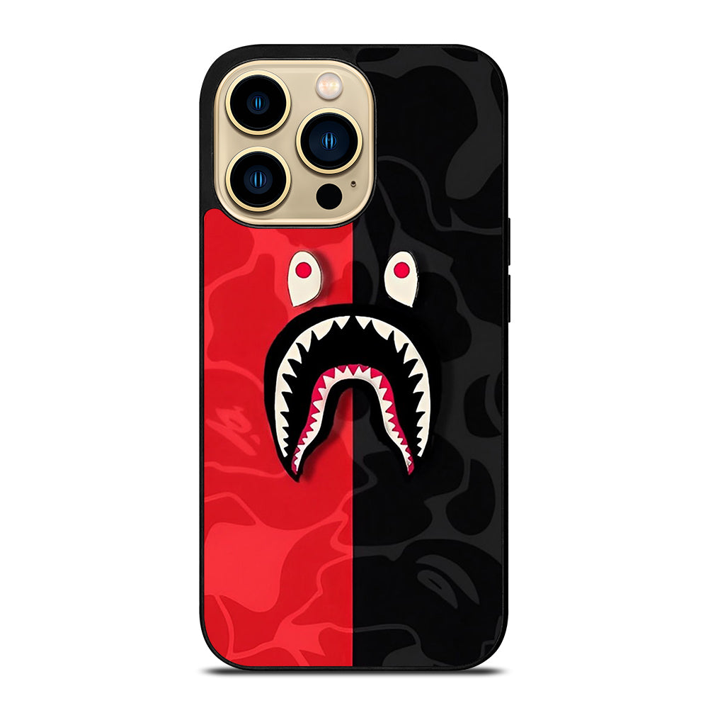 BAPE SHARK CAMO ART iPhone 14 Pro Max Case Cover
