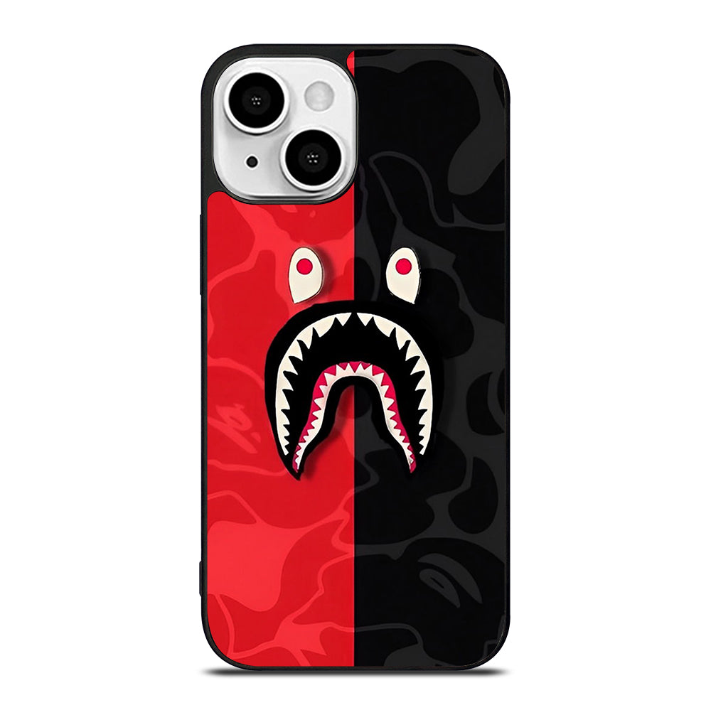 BAPE SHARK CAMO ART iPhone 13 Mini Case Cover