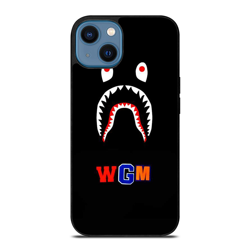 BAPE SHARK WGM iPhone 14 Case Cover
