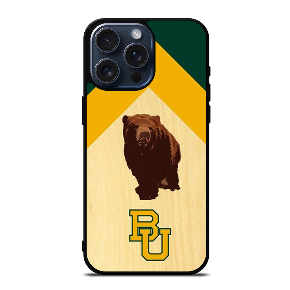 BAYLOR BEARS BU LOGO iPhone 15 Pro Max Case Cover