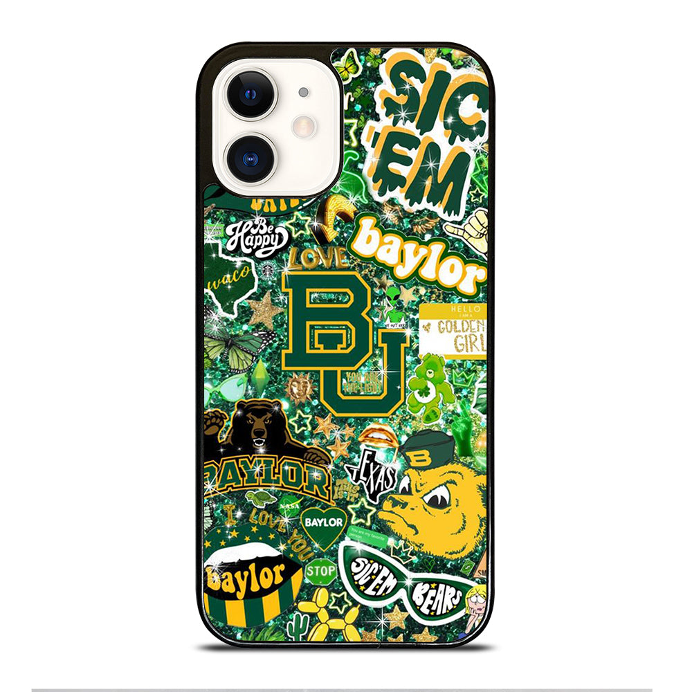 BAYLOR BEARS NFL PATTERN iPhone 12 Case Cover