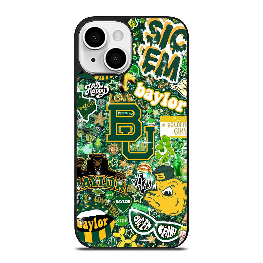 BAYLOR BEARS NFL PATTERN iPhone 13 Mini Case Cover