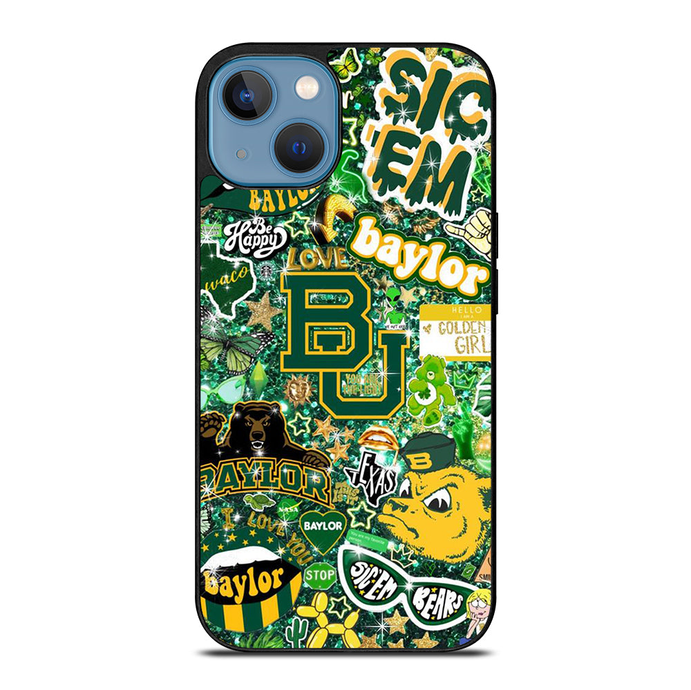 BAYLOR BEARS NFL PATTERN iPhone 13 Case Cover