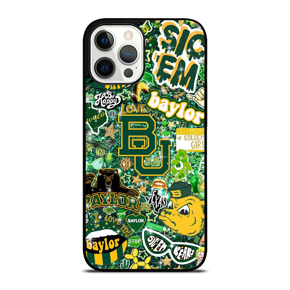 BAYLOR BEARS NFL PATTERN iPhone 12 Pro Max Case Cover