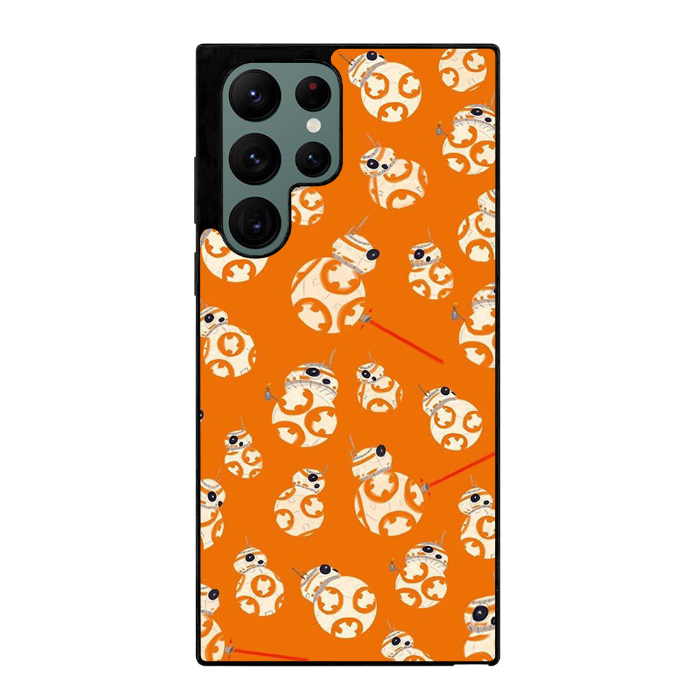 BB-8 DROID ROBOT STAR WARS PATTERN Samsung Galaxy S22 Ultra Case Cover