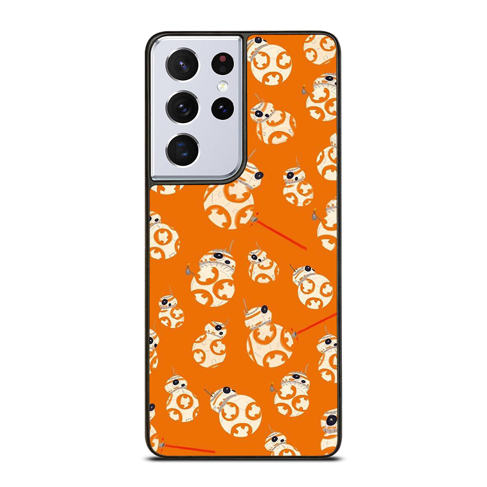 BB-8 DROID ROBOT STAR WARS PATTERN Samsung Galaxy S21 Ultra Case Cover