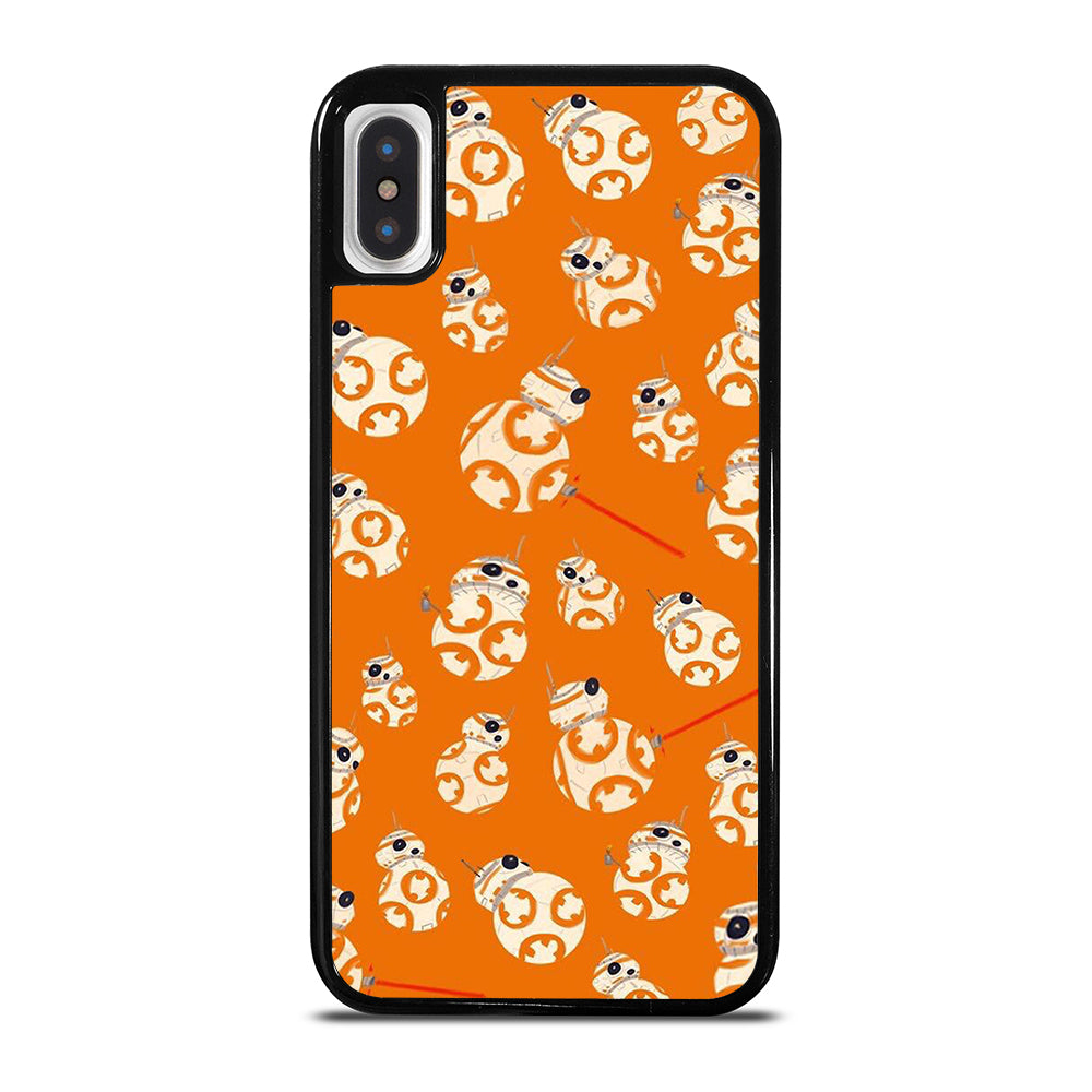 BB-8 DROID ROBOT STAR WARS PATTERN iPhone X / XS Case Cover