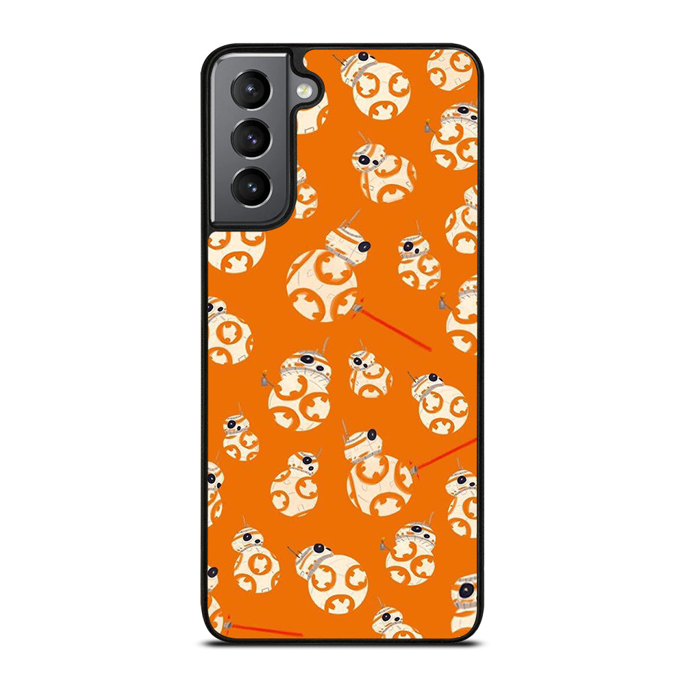 BB-8 DROID ROBOT STAR WARS PATTERN Samsung Galaxy S21 Plus Case Cover