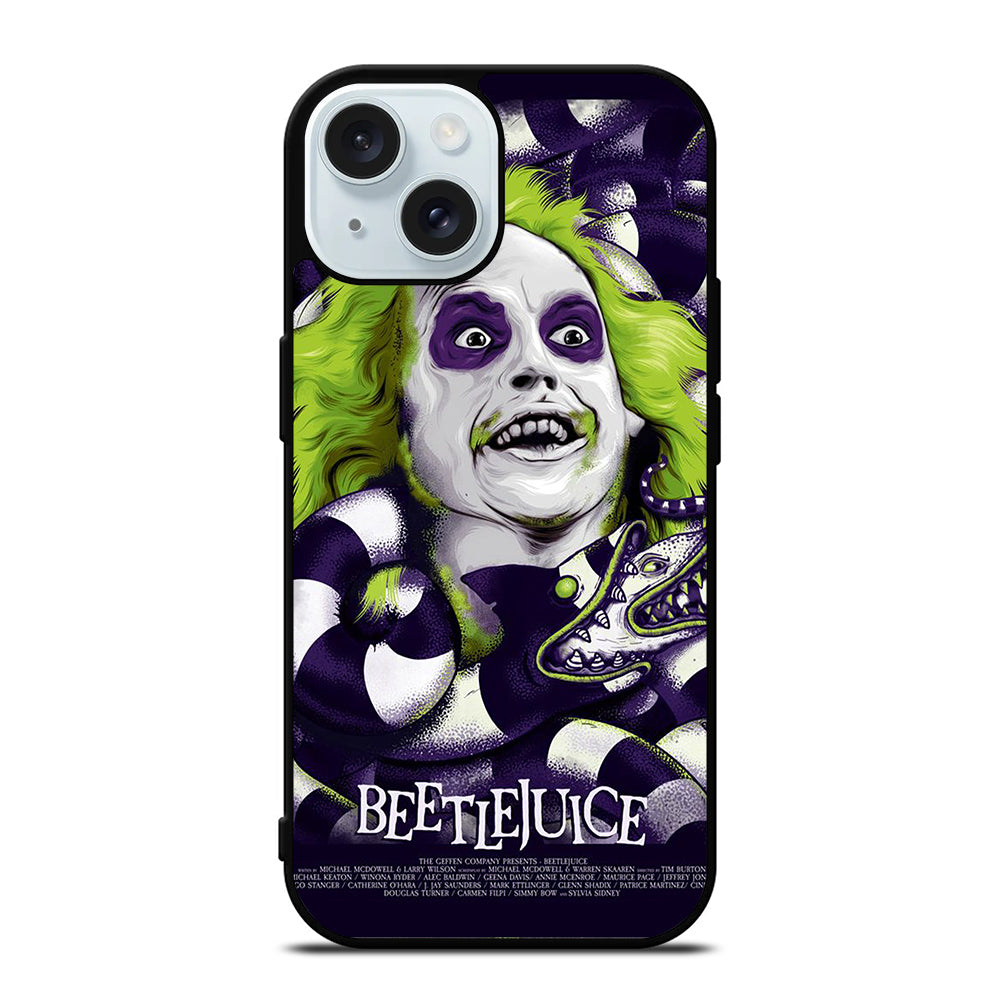 BEETLEJUICE TIM BURTON 2 iPhone 15 Case Cover
