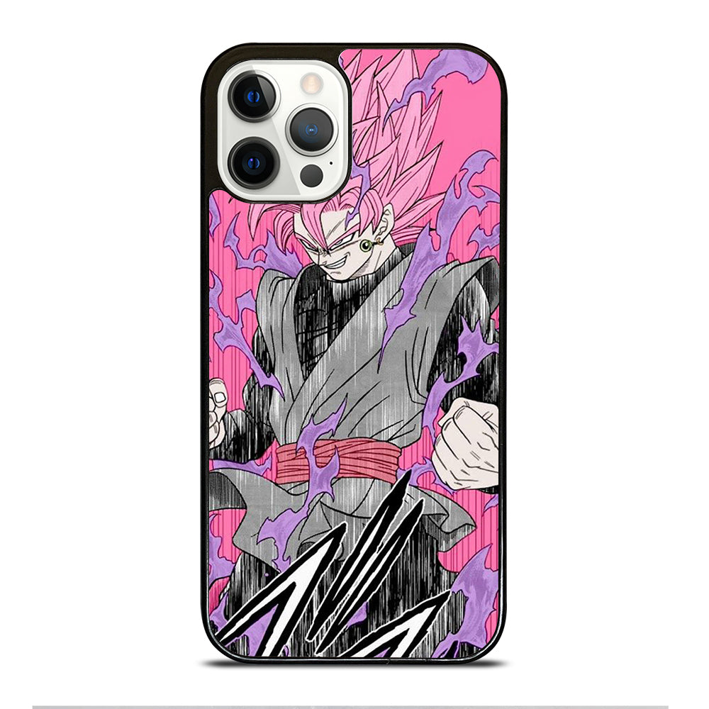 BLACK GOKU DRAGON BALL ART iPhone 12 Pro Case Cover