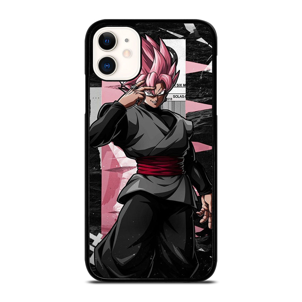 BLACK GOKU DRAGON BALL SSJ ROSE iPhone 11 Case Cover