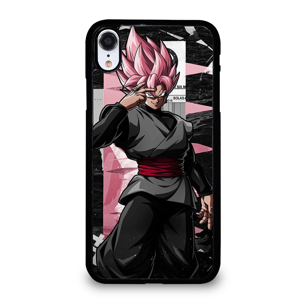 BLACK GOKU DRAGON BALL SSJ ROSE iPhone XR Case Cover