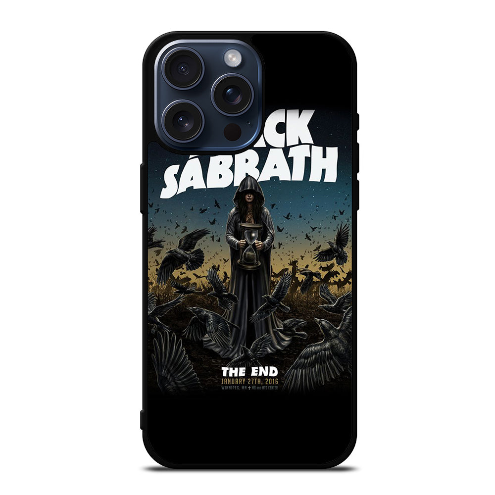 BLACK SABBATH BAND THE END iPhone 15 Pro Max Case Cover