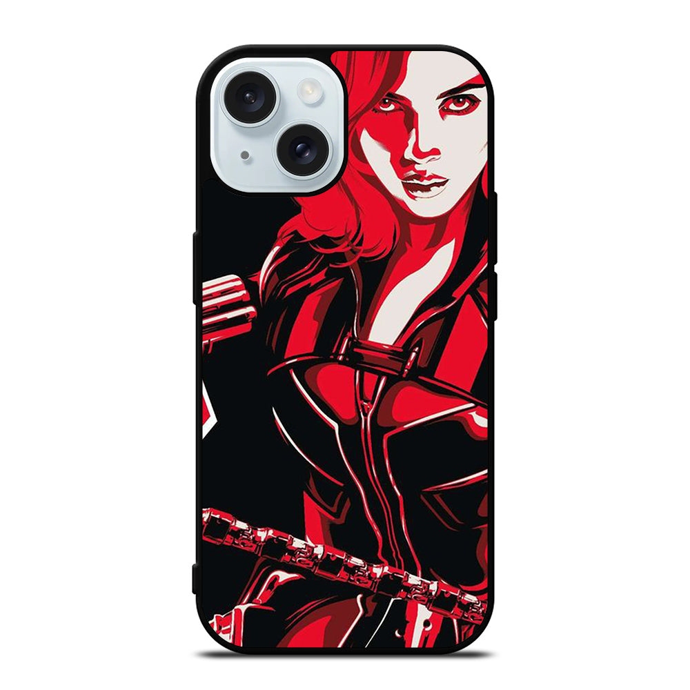 BLACK WIDOW iPhone 15 Case Cover