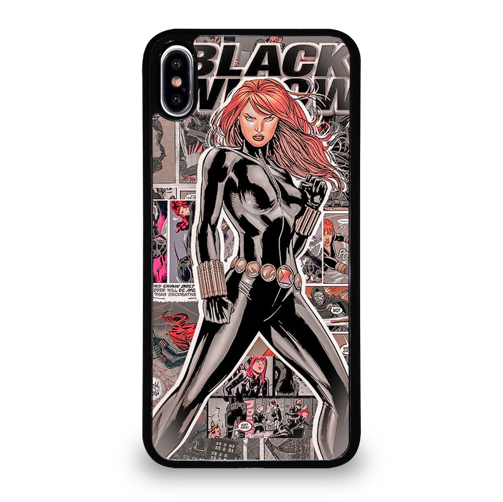 BLACK WIDOW COMIC iPhone XS Max Case Cover