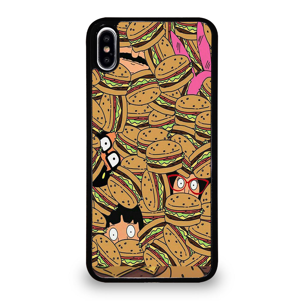 BOB'S BURGERS PATTERN iPhone XS Max Case Cover