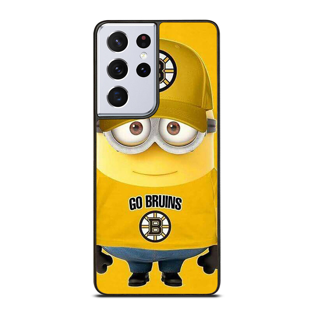 BOSTON BRUINS MINION Samsung Galaxy S21 Ultra Case Cover