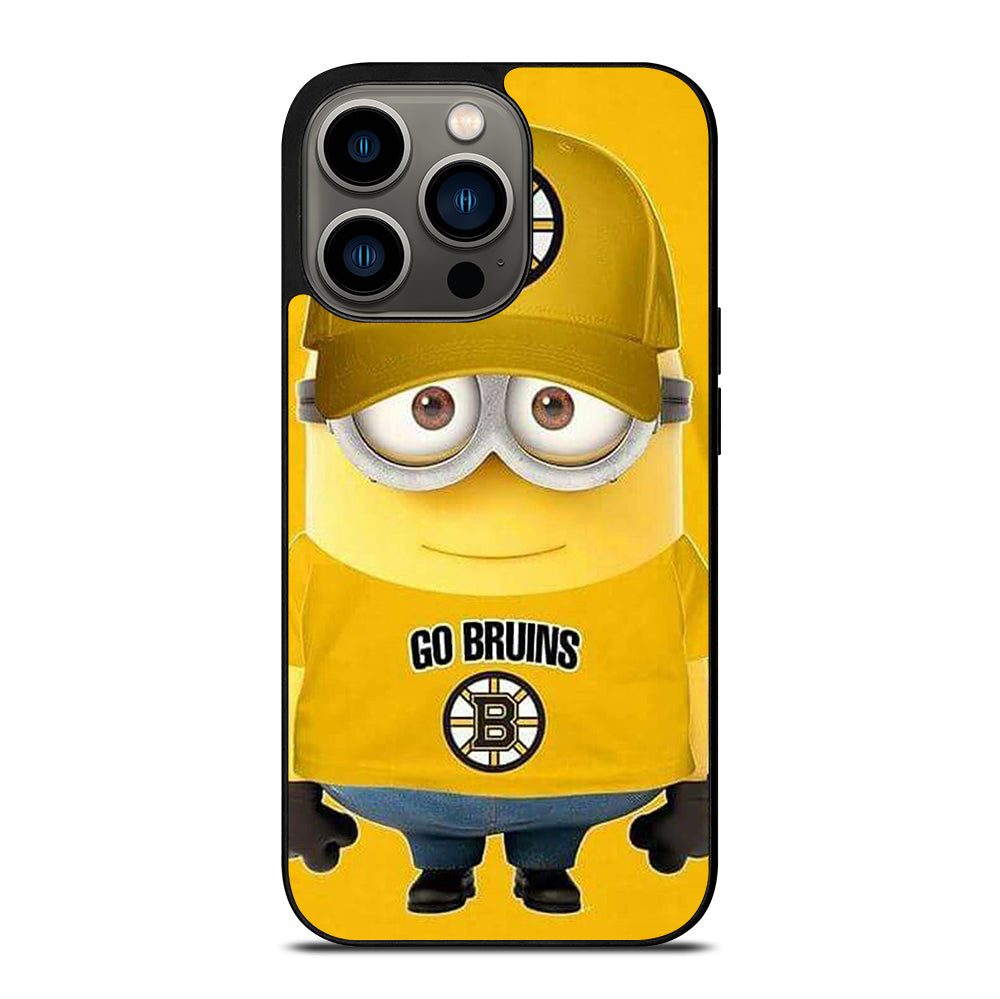 BOSTON BRUINS MINION iPhone 13 Pro Case Cover