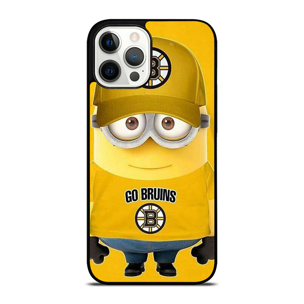 BOSTON BRUINS MINION iPhone 12 Pro Max Case Cover