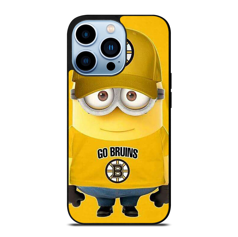 BOSTON BRUINS MINION iPhone 13 Pro Max Case Cover