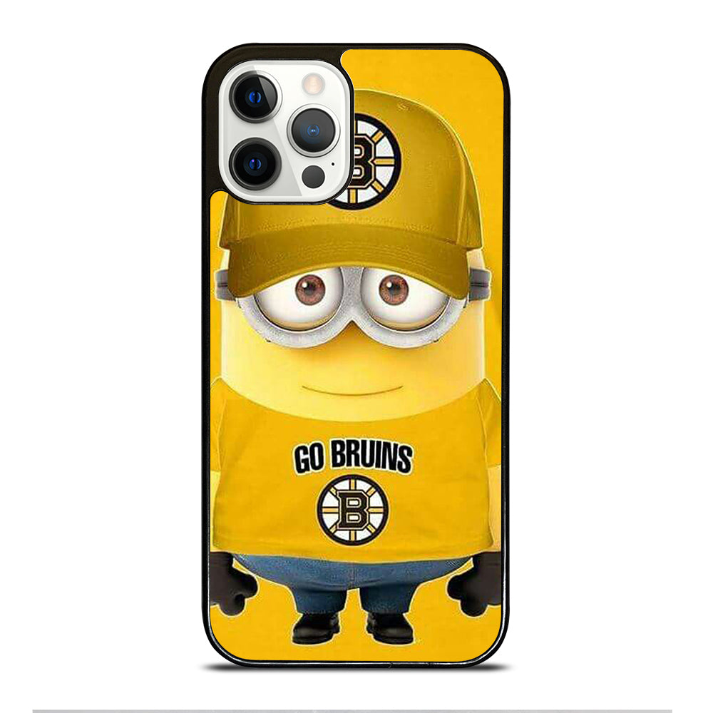 BOSTON BRUINS MINION iPhone 12 Pro Case Cover