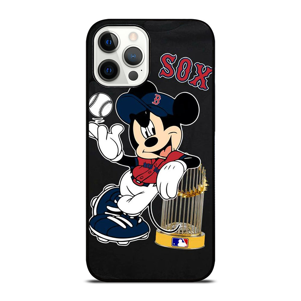 BOSTON RED SOX MICKEY MOUSE iPhone 12 Pro Max Case Cover