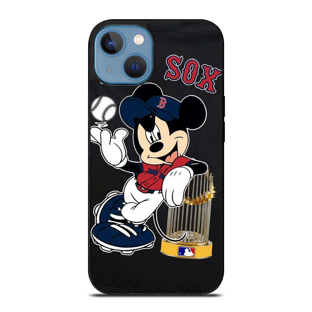 BOSTON RED SOX MICKEY MOUSE iPhone 13 Case Cover