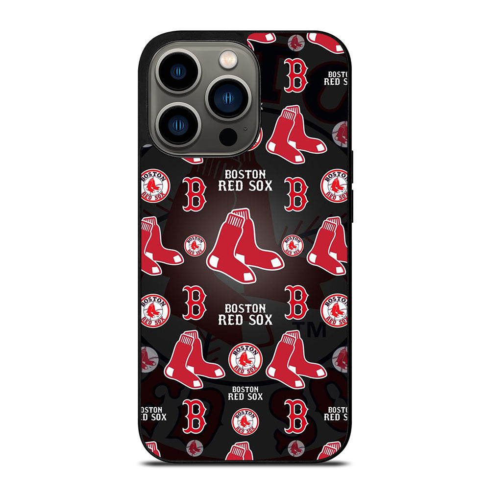 BOSTON RED SOX PATTERN iPhone 13 Pro Case Cover