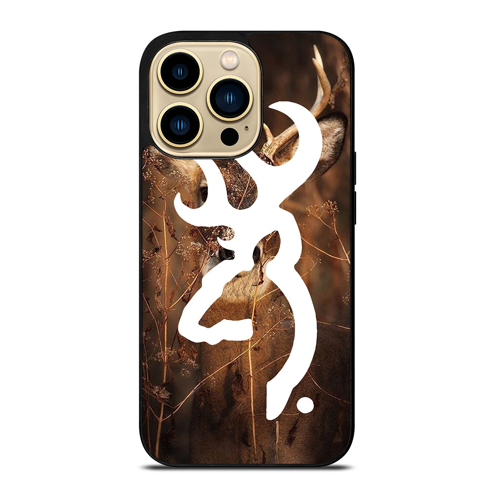 BROWNING DEER LOGO iPhone 14 Pro Max Case Cover