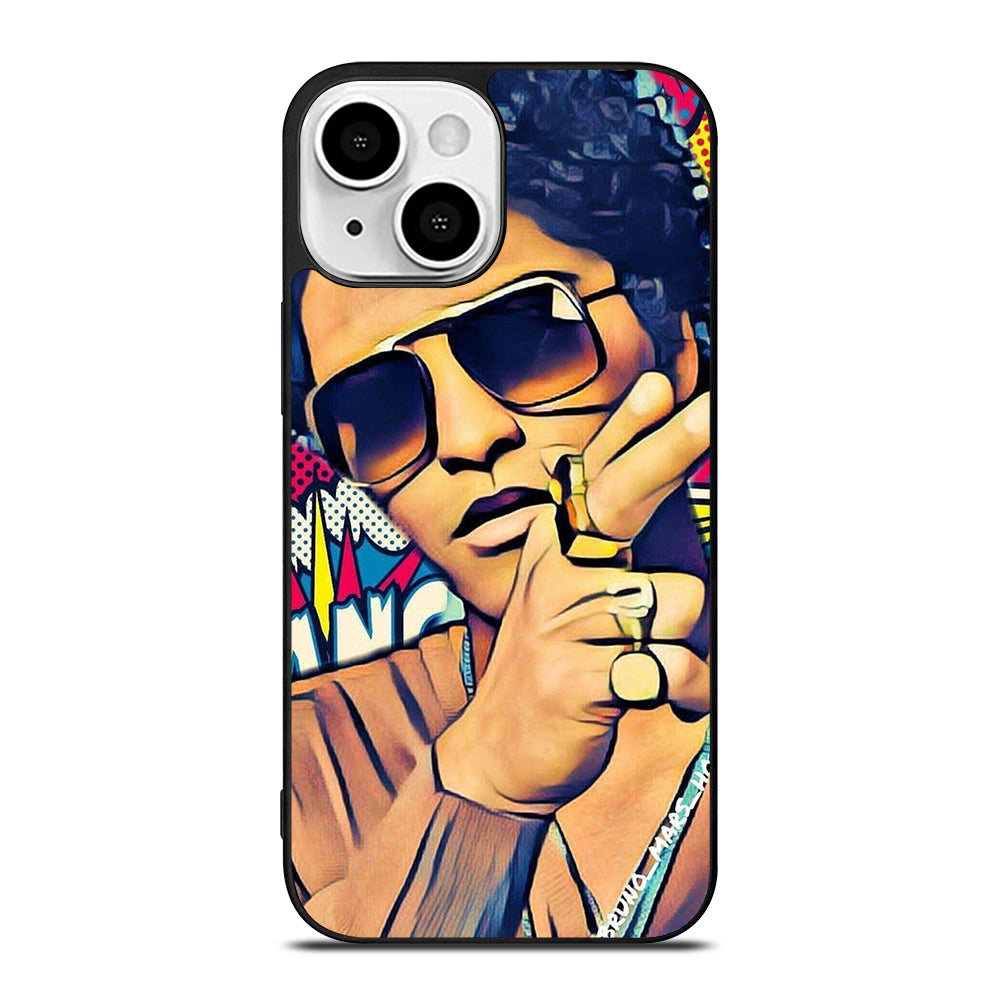 BRUNO MARS ART iPhone 13 Mini Case Cover